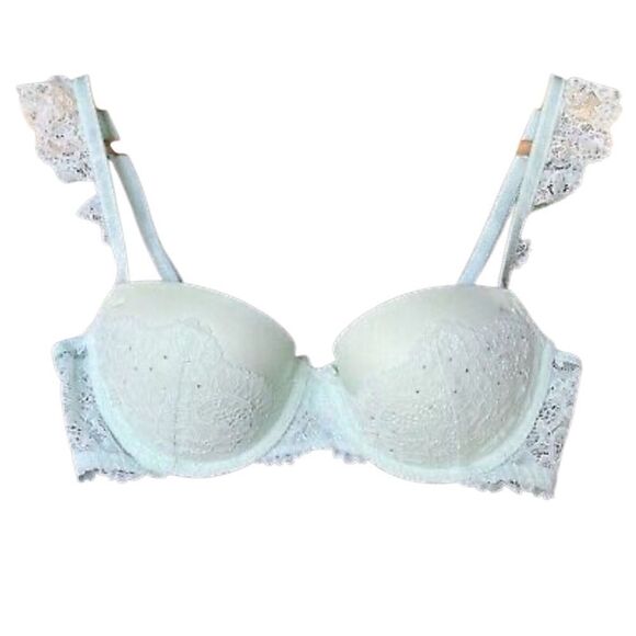 Victoria’s Secret Mint DREAM ANGELS 34B bra lace straps - Picture 1 of 3